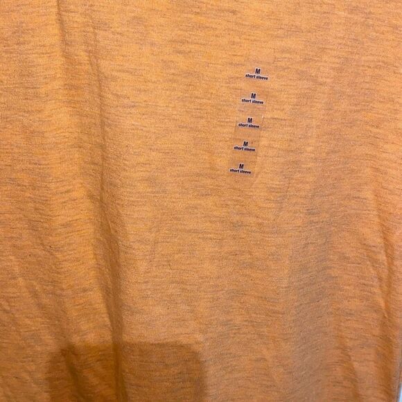 Arizona Jean Co. Men's Orange Heather Two Button Polo Shirt Size Medium NWT - Picture 8 of 8